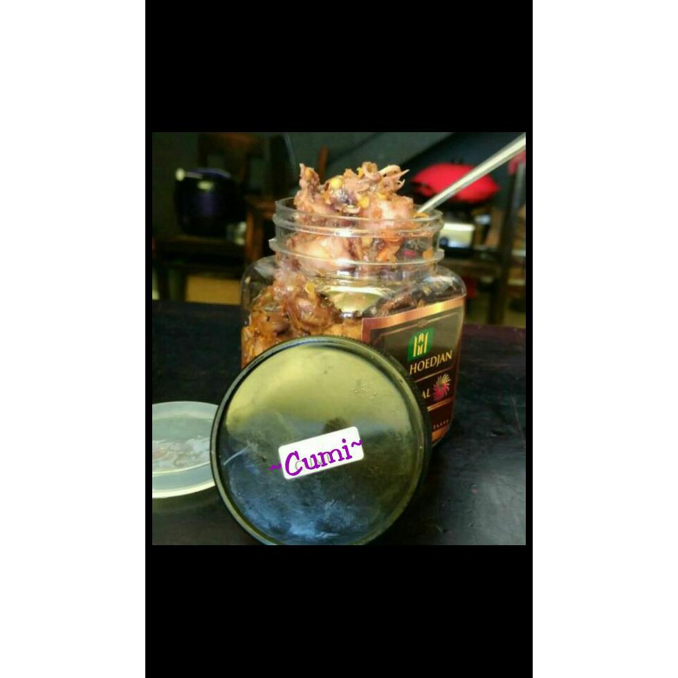 

HOT SALE Sambal Kota Hoedjan - Cumi Pedas Asin terjamin