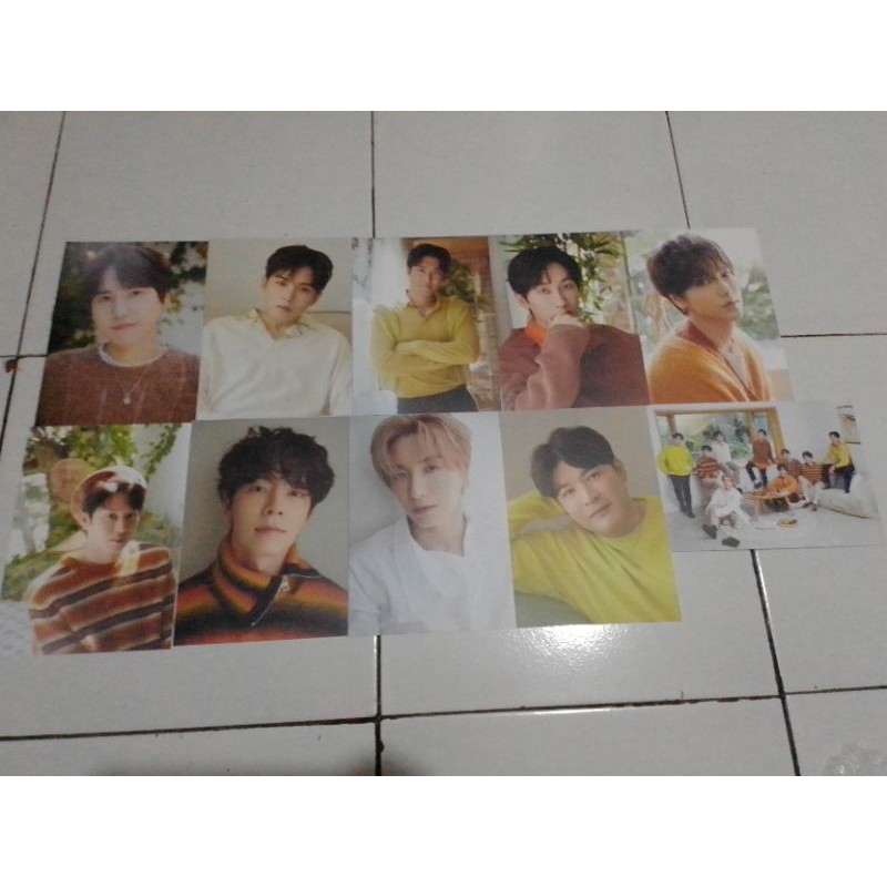 POSTCARD 15TH ANNIVERSARY FANMEETING SUPER JUNIOR