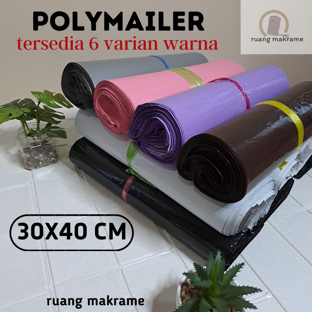 

[100 lembar] plastik packing baju 30X40 CM polymailer olshop LDPE glossy plastik packing online shop kantong packing tebal