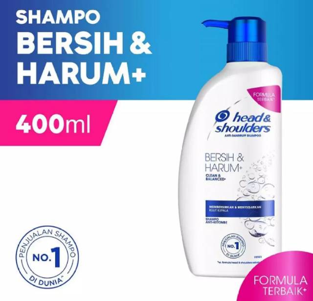 Head &amp; Shoulders Shampoo Bottle - 400ml