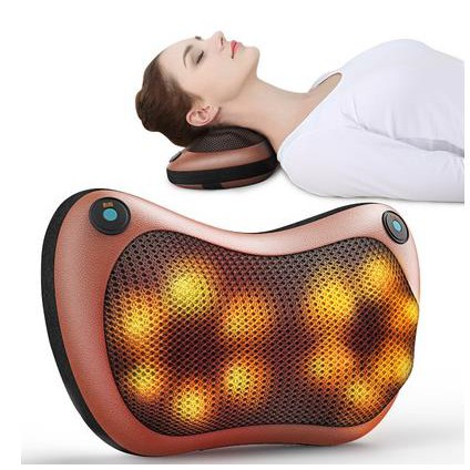 Alat Pijat Car Home Neck Shoulder Massage Pillow Waist Leg Massager