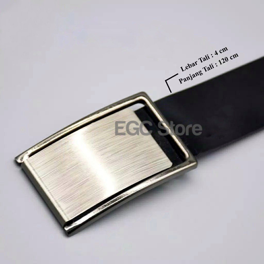 IKAT PINGGANG PRIA SILET HITAM POLOS STAINLEES BERKUALITAS BDT+FIBER JAVARINO