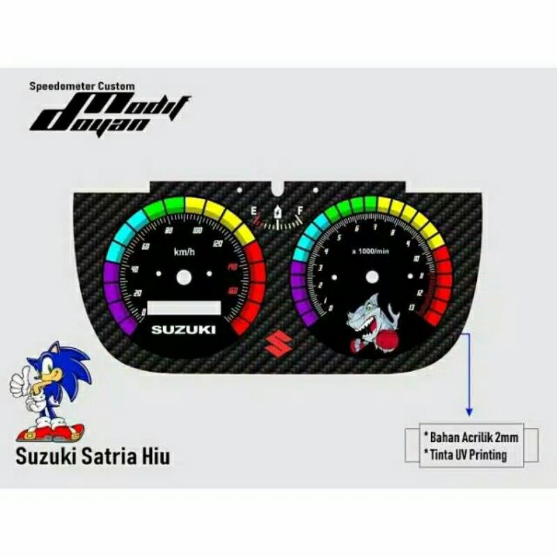 speedometer custom satria hiu