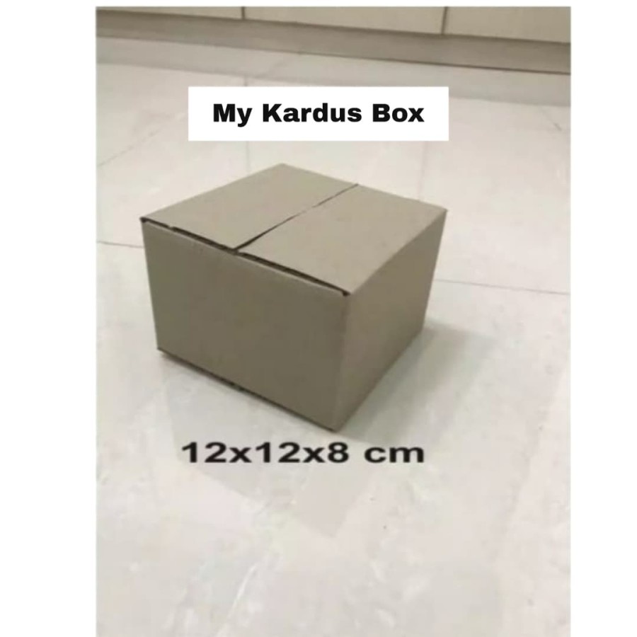 Kardus Karton Box Uk 12x12x5 cm dan 12 x 12 x 8 cm