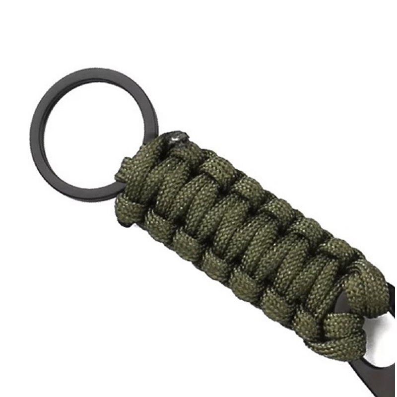 &lt; E2id &amp; &gt; Alat Pembuka Botol + Tali Paracord Untuk Survival Outdoor / Camping