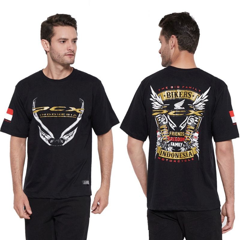 Ready T-shirt distro honda PCX kaos motor honda PCX Baju bikers honda PCX