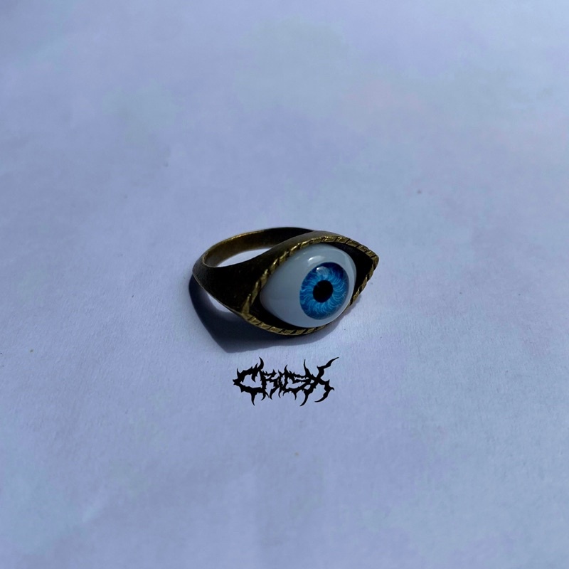 EYE RING / BLUE EYE RING / CINCIN MATA / CINCIN TITANIUM / AESTHETIC RING / CINCIN ESTETIK / CINCIN AESTHETIC / CINCIN PRIA / CINCIN WANITA / CINCIN PRIA WANITA