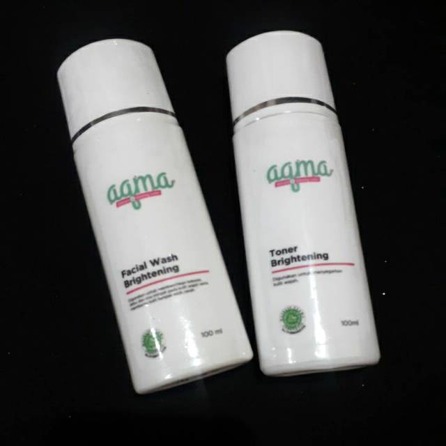 NEW - Aqma Skincare Facial Wash & Toner Brightening
