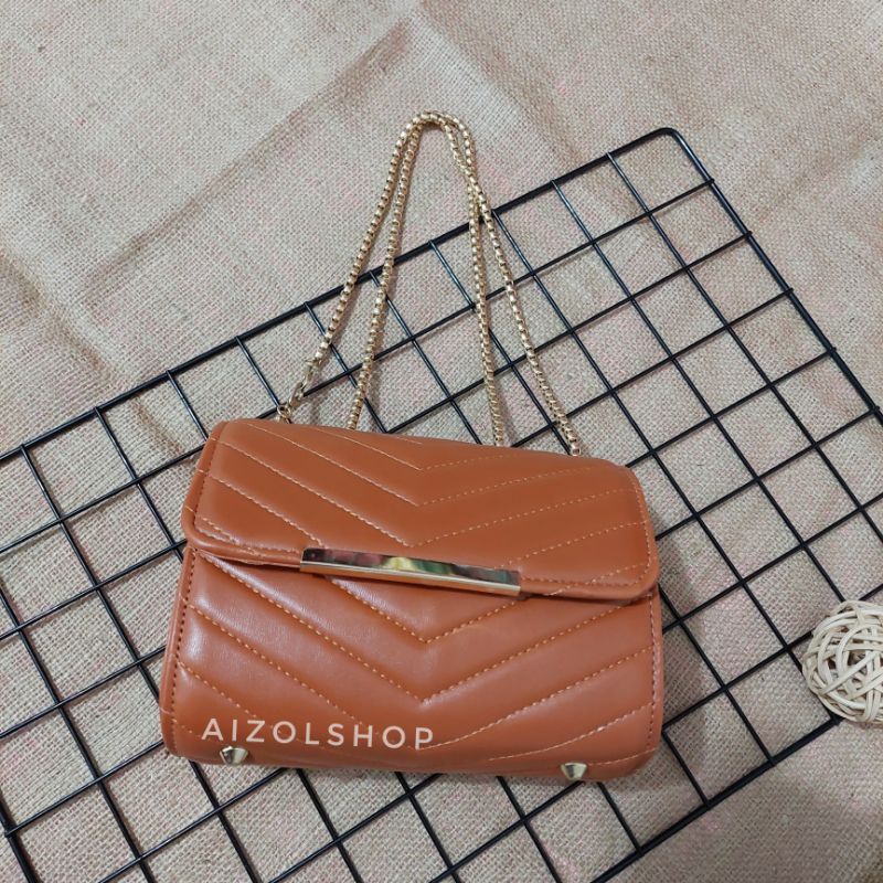 tas selempang VIONA  slingbag tas fashion tas wanita murah tas selempang rantai