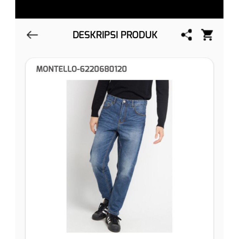 celana jeans Emba original