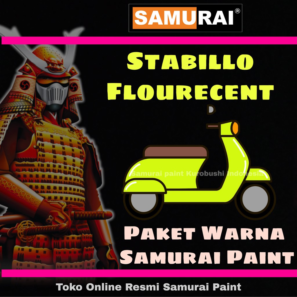 

PAKET WARNA STABILLO Samuraipaint Cat Semprot Aerosol( Pink 53 Green 54 Orange 55 Yellow 56 Red 57 )