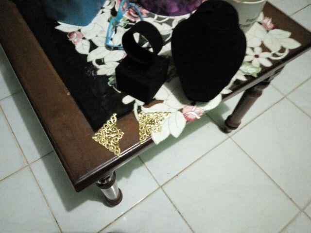 Kotak Perhiasan Cincin Kalung Gelang Jam Tangan Alas Frame Tutup Mika Seserahan Hantaran Pernikahan