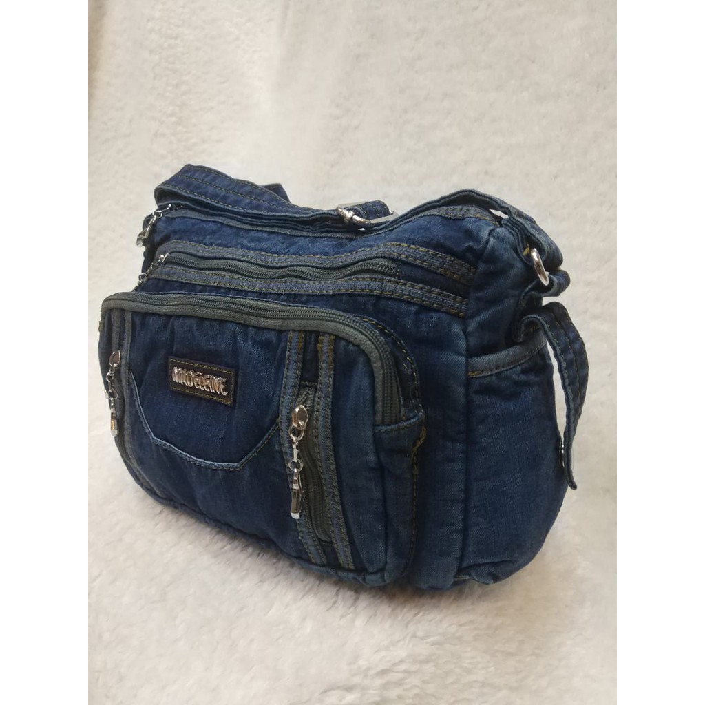 Tas Selempang Gaul Original Jeans Madeleine 624. Darena Bags Bandung