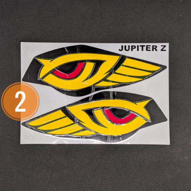 Stiker Lampu Depan Mata Elang Yamaha Jupiter Z Sticker Cutting Motor Shopee Indonesia