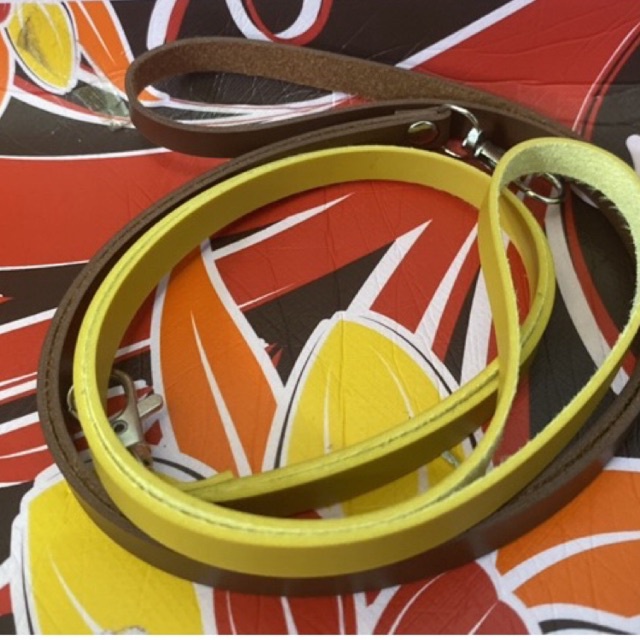 KBL Lanyard Kulit Pu Tali Id Card Warna Gantungan Name Tag