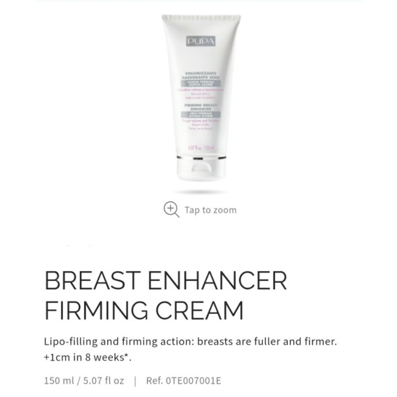 Pupa Milano Breast Enhancer Firming Cream