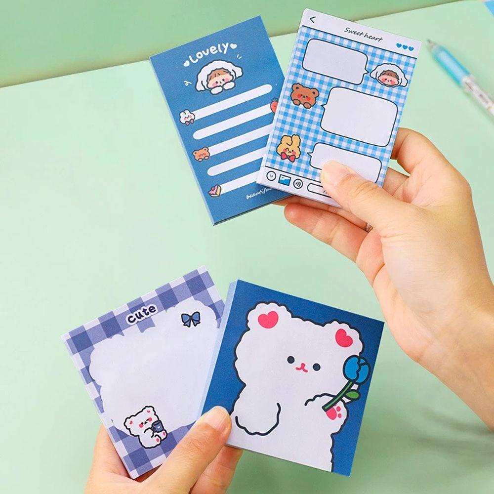 Sticky Note Memo Pad Sticky Notes Note Motif Kartun Lucu / Notepad Karakter Buku Tulis Memopad Kecil Murah Import /  Tempelan Kertas Catatan Memo Note Karakter