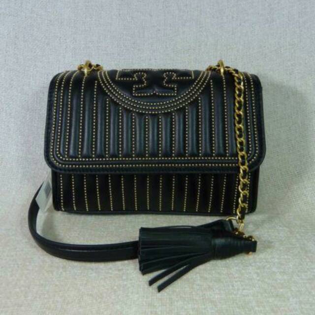 TORY BURCH Fleming Mini Stud Convertible tas authentic original asli