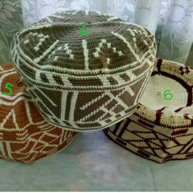 Peci Rajut Warna Ori Yaman