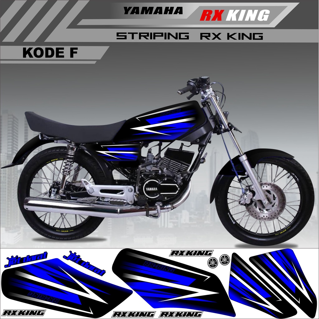 Sticker Striping Rx King Variasi Stiker Rx King Variasi Kode F