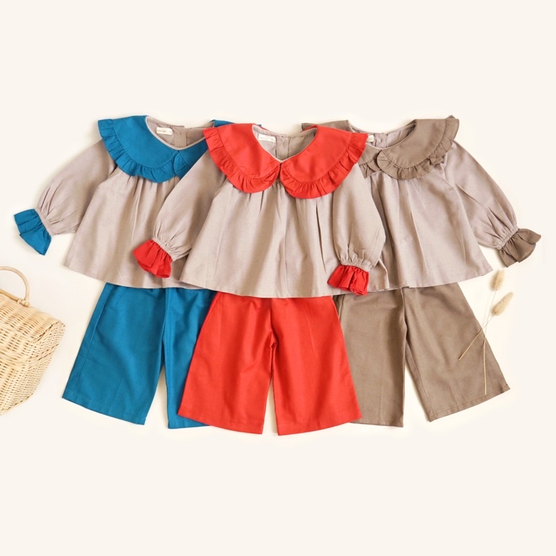 LITTLECAIM - kyrel set | baju anak perempuan