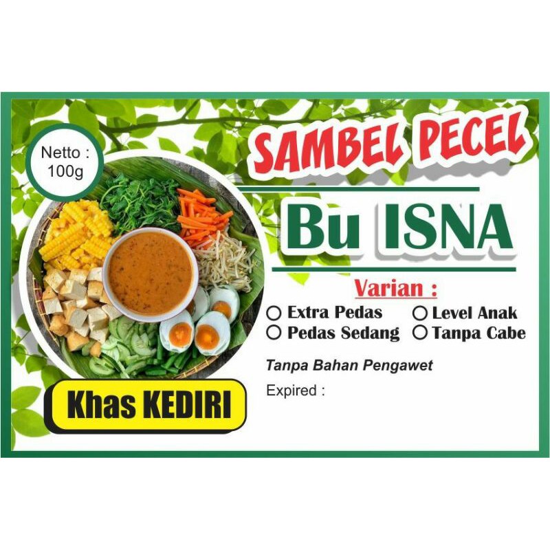 

Sambal_Pecel_khas_Kediri