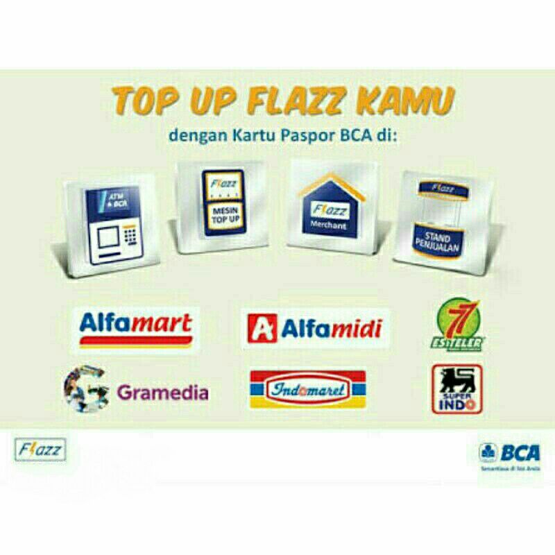 Flazz BCA Karakter Cartoon TV ORI /Like eTOLL eMONEY Tapcash or Brizzi