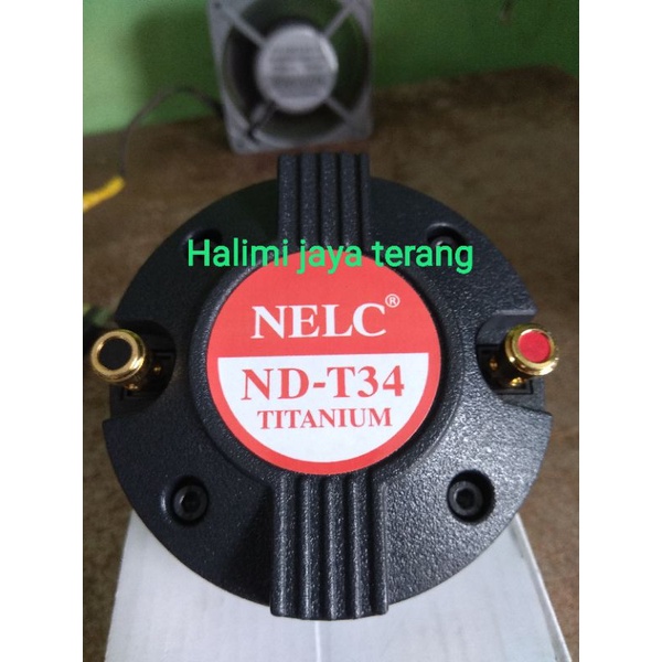 Tweeter Nelc ND T34 TITANIUM speaker High Driver tweeter bukan ashley