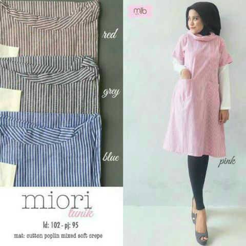 Baju Casual Wanita / Suplier Hijab murah : Miori Tunik