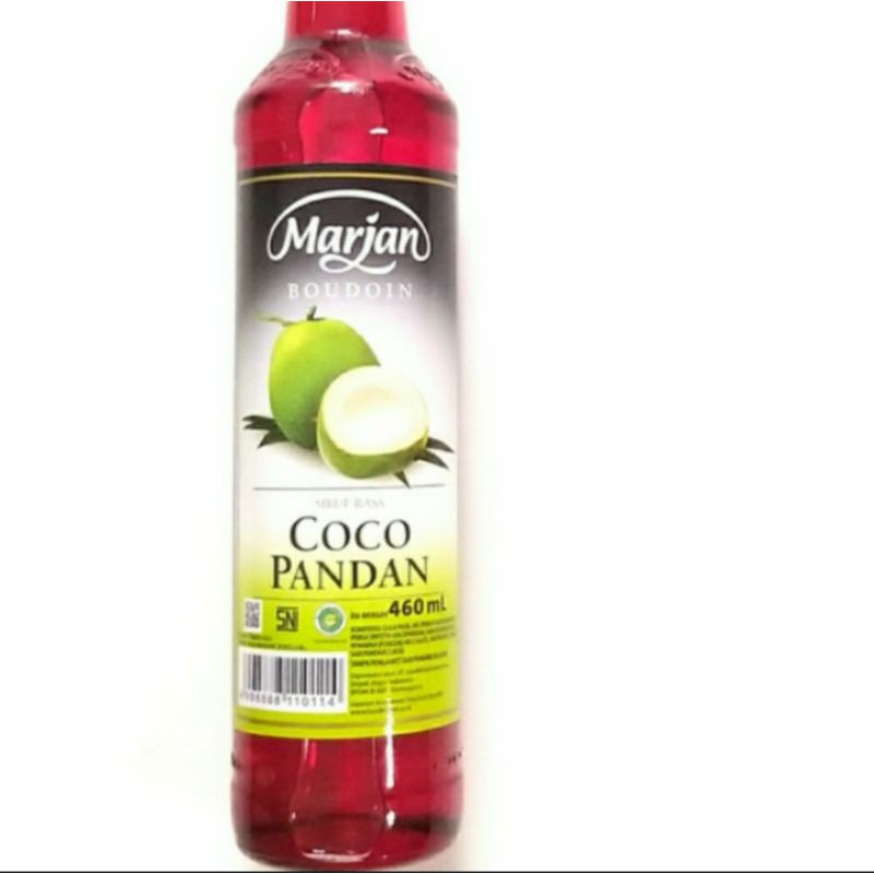 Sirup Marjan Cocopandan Botol 460ml READY Gosend