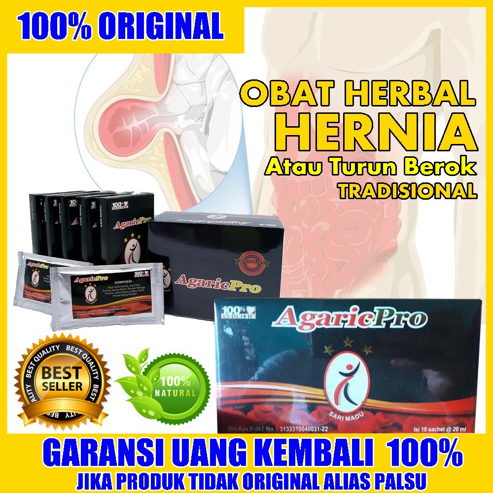 AgaricPro Herbal | Obat Herbal Usus Turun | Obat Hernia | Obat Benjolan Hernia | Obat Turun Berok