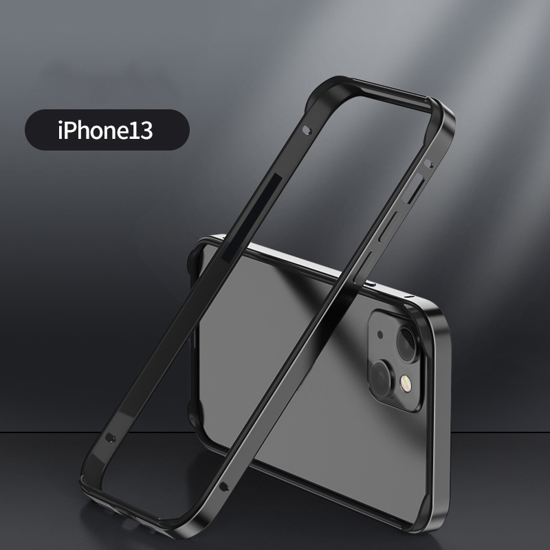 Bumper case Bahan Metal Shockproof Untuk iPhone 12 13 pro max mini iPhone 12 13