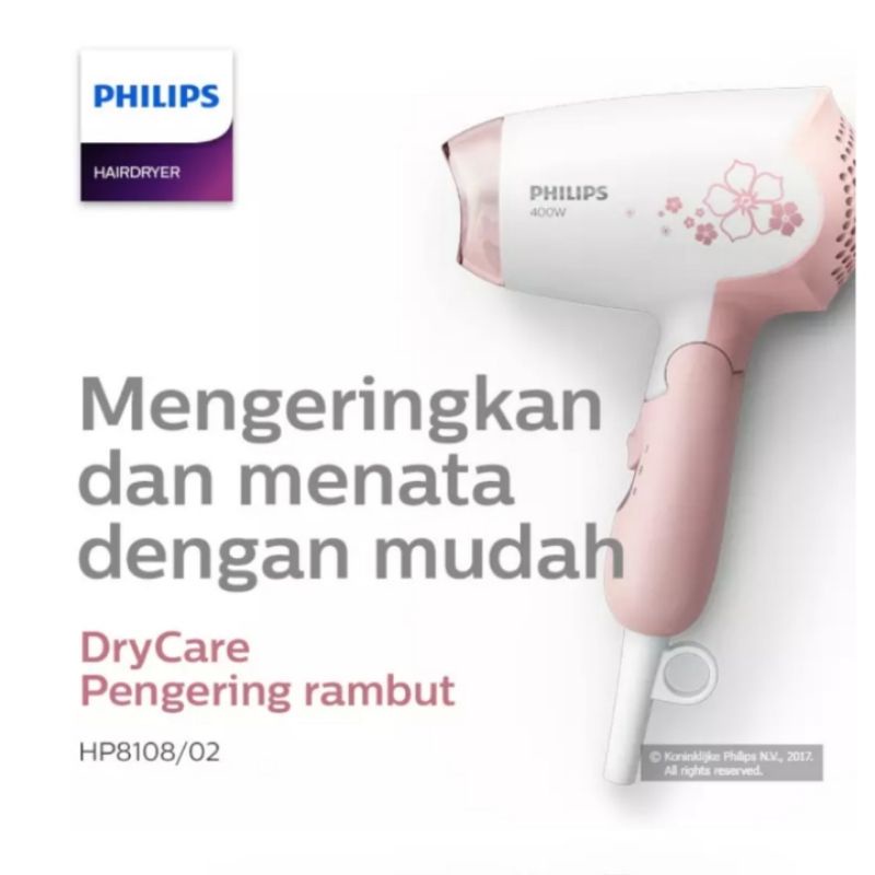 Hairdryer,Pengering Rambut Philip Original HP 8108