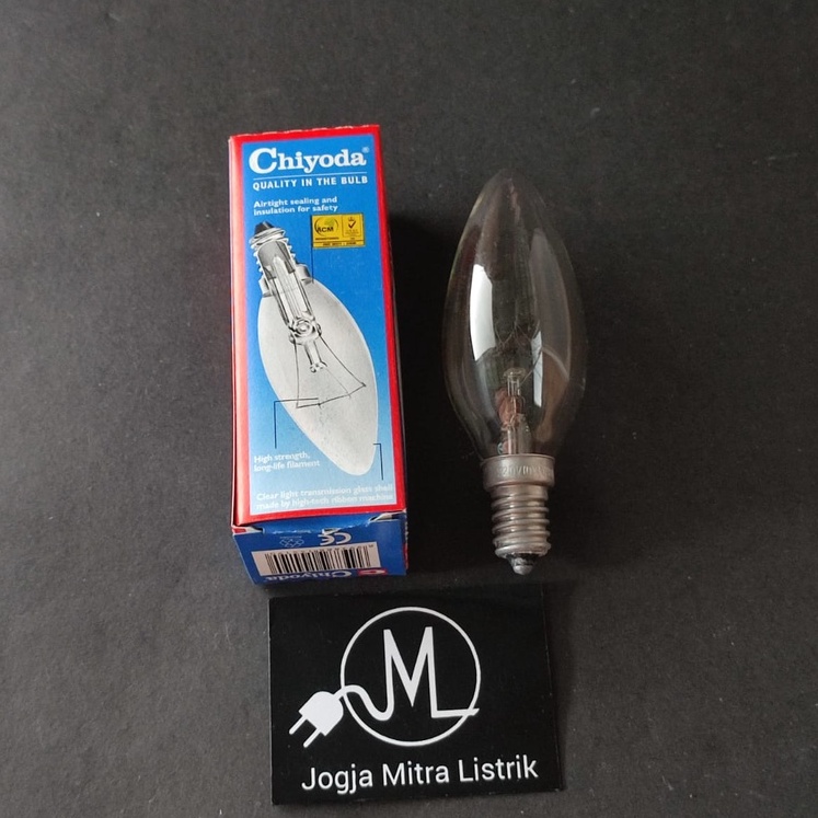 BOHLAM CANDLE CHIYODA 10 WATT E14 CLEAR
