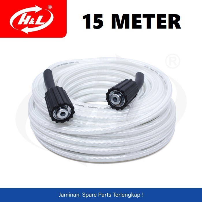 Selang 15M Jet Cleaner H&amp;L QL1900 | 15 M Pressure Hose QL-1900
