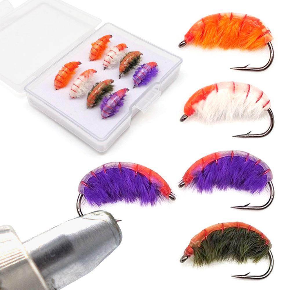 Top 5pcs Fly Fishing Lure10Pcs# Tide Insect Jack Nymph Fly Hook/Pengait Lalat