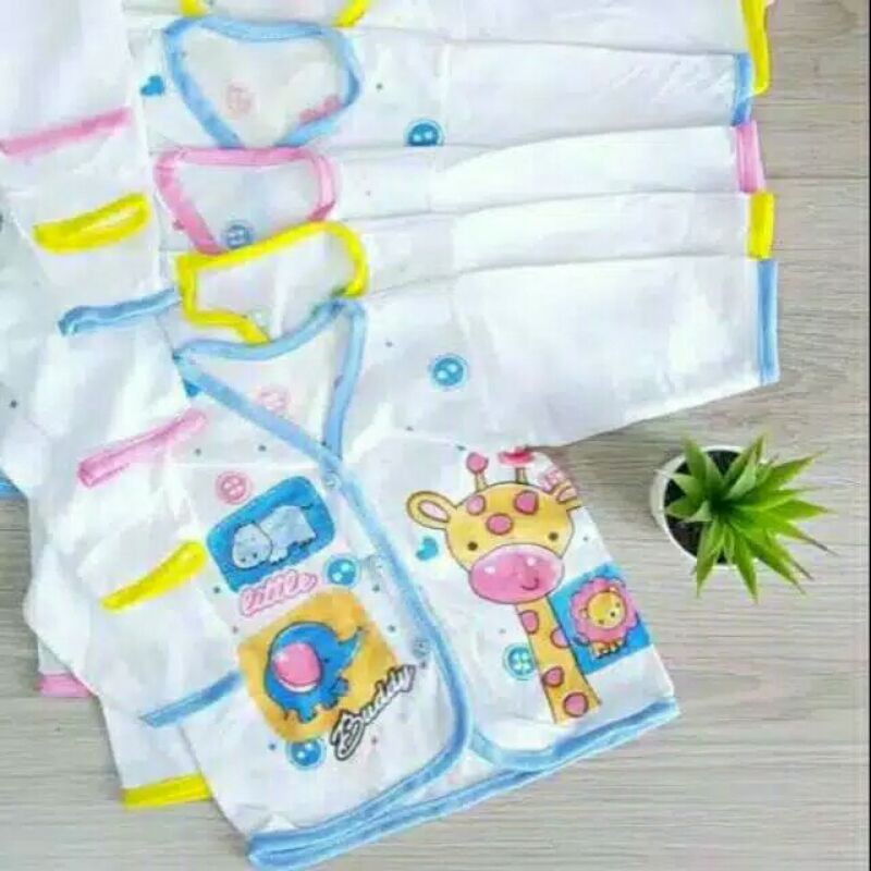 6PC(1/2 lsn) Baju Bayi Boboko Lengan Panjang-Baju Bayi Lengan Panjang Murah Meriah