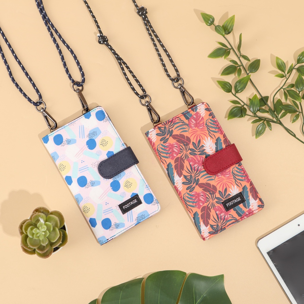 Tas Dompet HP ID Card Holder Hanging Phone Wallet Kalung Gantung Leher Multifungsi Wanita Pria TS-13