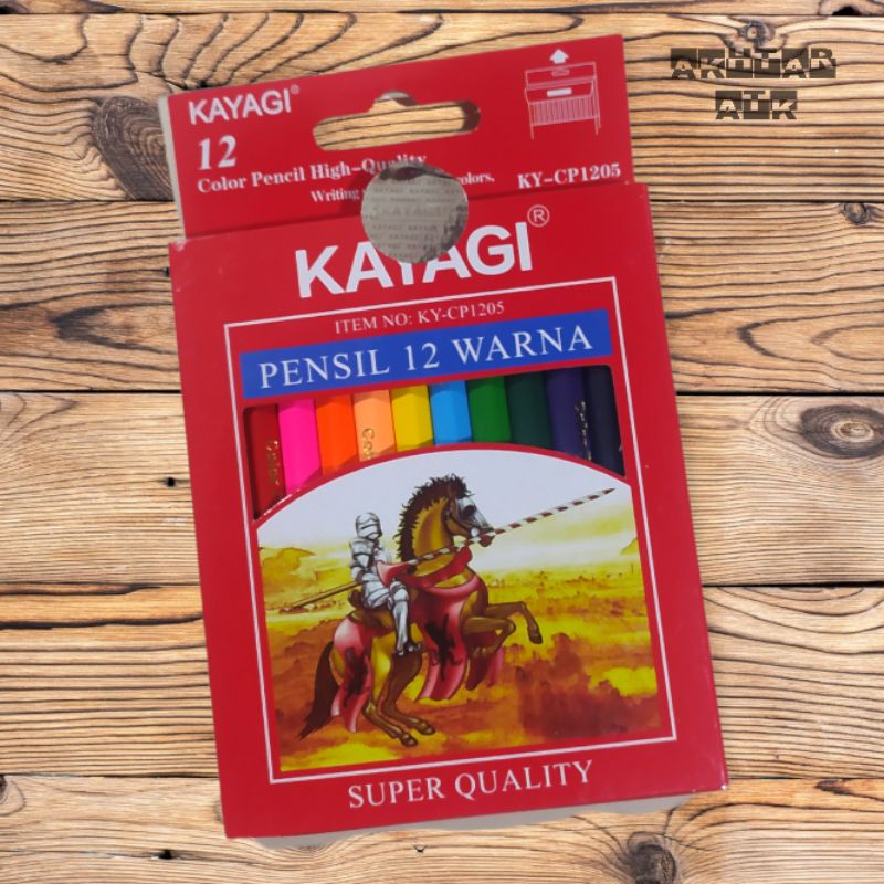 

Pensil Warna Kayagi 12w Pendek / Pulas Kayagi 12 warna pendek