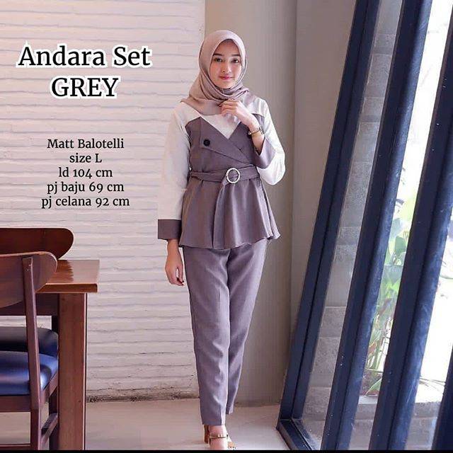 GELIS - ANDARA SET // SETELAN MUSLIMAH TERBARU
