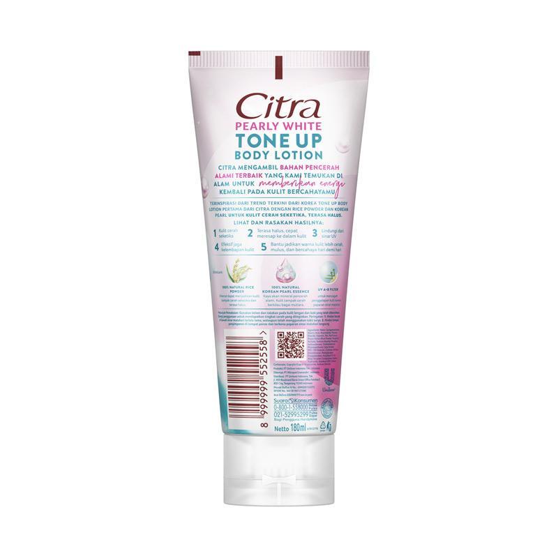 CITRA TONE UP BODY LOTION PEARLY GLOW UV 180 ML