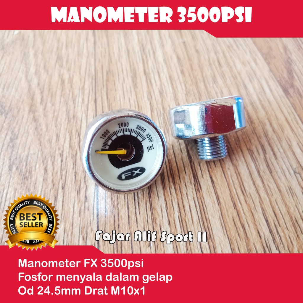 New Manometer - Mano - Manometer 3500psi Original