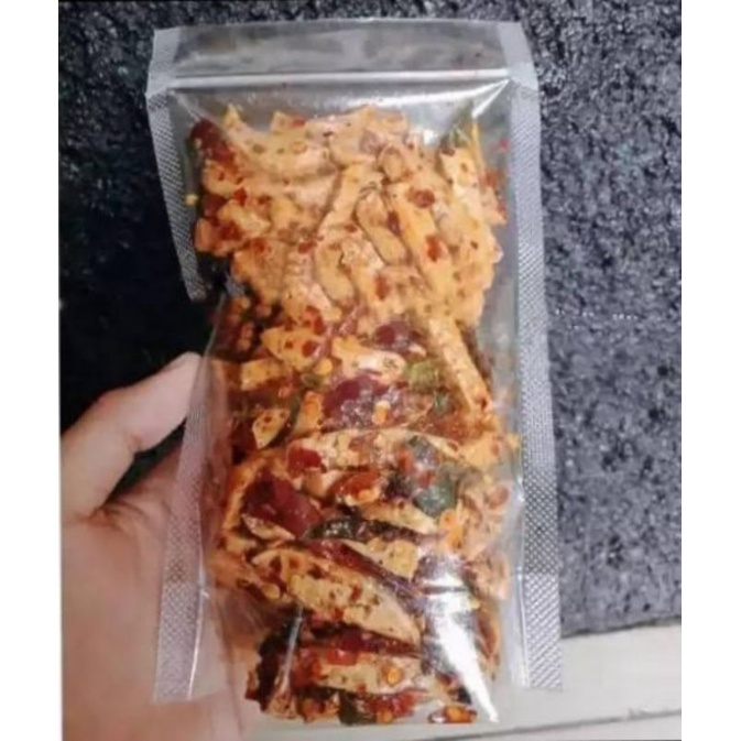 

Basreng kriuk daun jeruk rasa pedas/ori renyah dan gurih