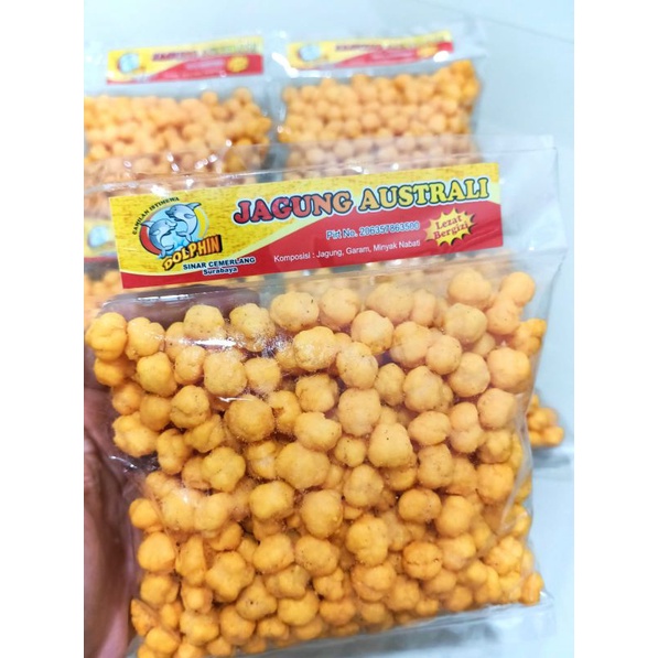

dolphin jagung australi original, asin gurih 170g