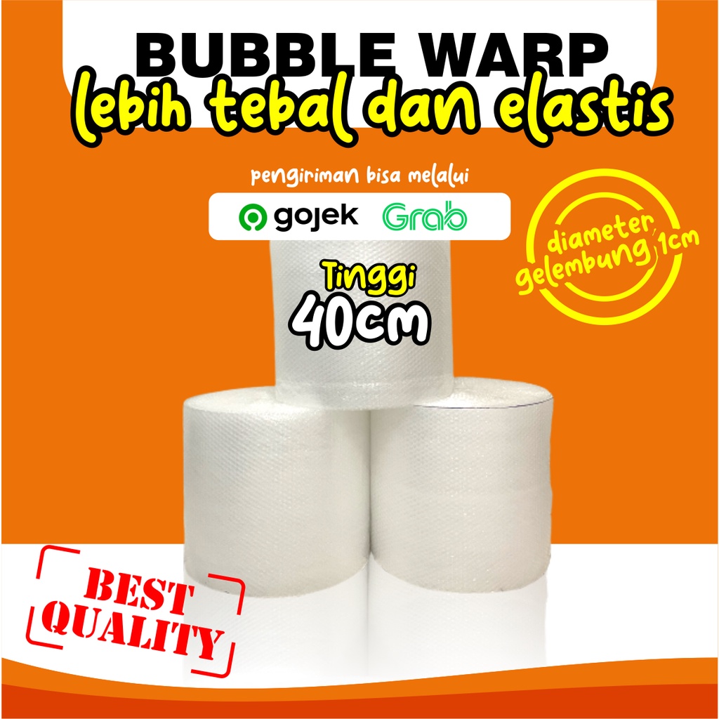 

HJK Bubble Wrap Potongan 40cm x 50 m