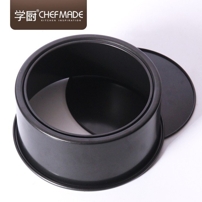 Chefmade WK9793 Round Removable Bottom BLACK 6 inch / Loyang Bongpas