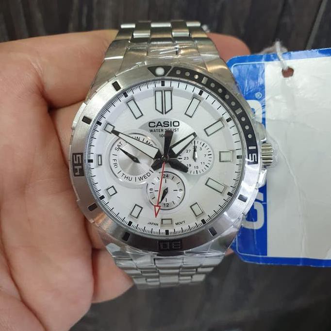 Jam Tangan Pria Casio Mtd-1060D-7A Garansi Resmi 1 Tahun Original Akalipa