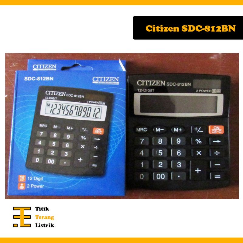 

kalkulator Citizen SDC-812BN