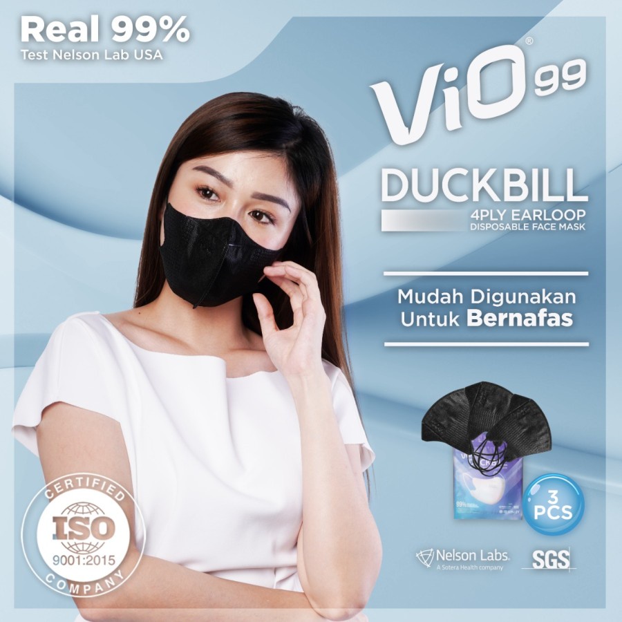 Vio Duckbill Mask Masker Medis Perpack Isi 3pcs