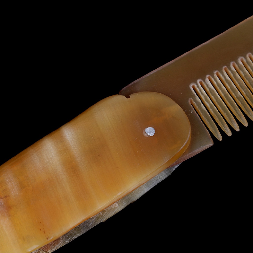 (Infiniteforce.Id) Sisir Lipat Bahan Tanduk Lembu Untuk Menata Rambut / Jenggot